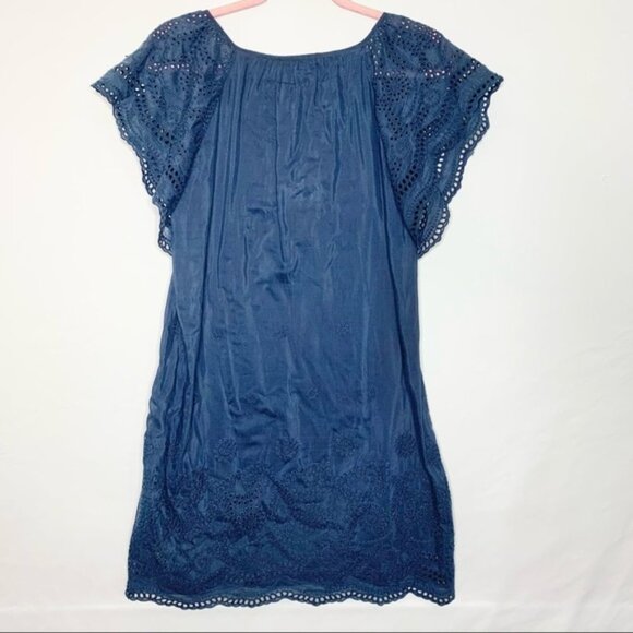 Madewell Embroidered Eyelet Moontide Dress - XS - Picture 7 of 8